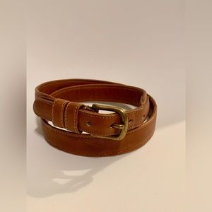 •SOLD• Leather Coach belt • brown
